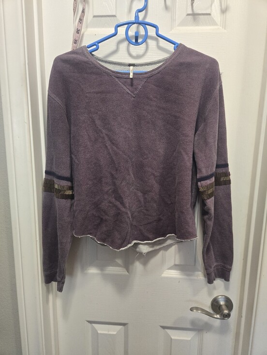 Free People Tops - Free People Harper pullover sweatshirt Size Xs